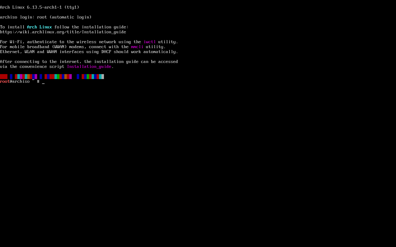 The Arch Linux installer