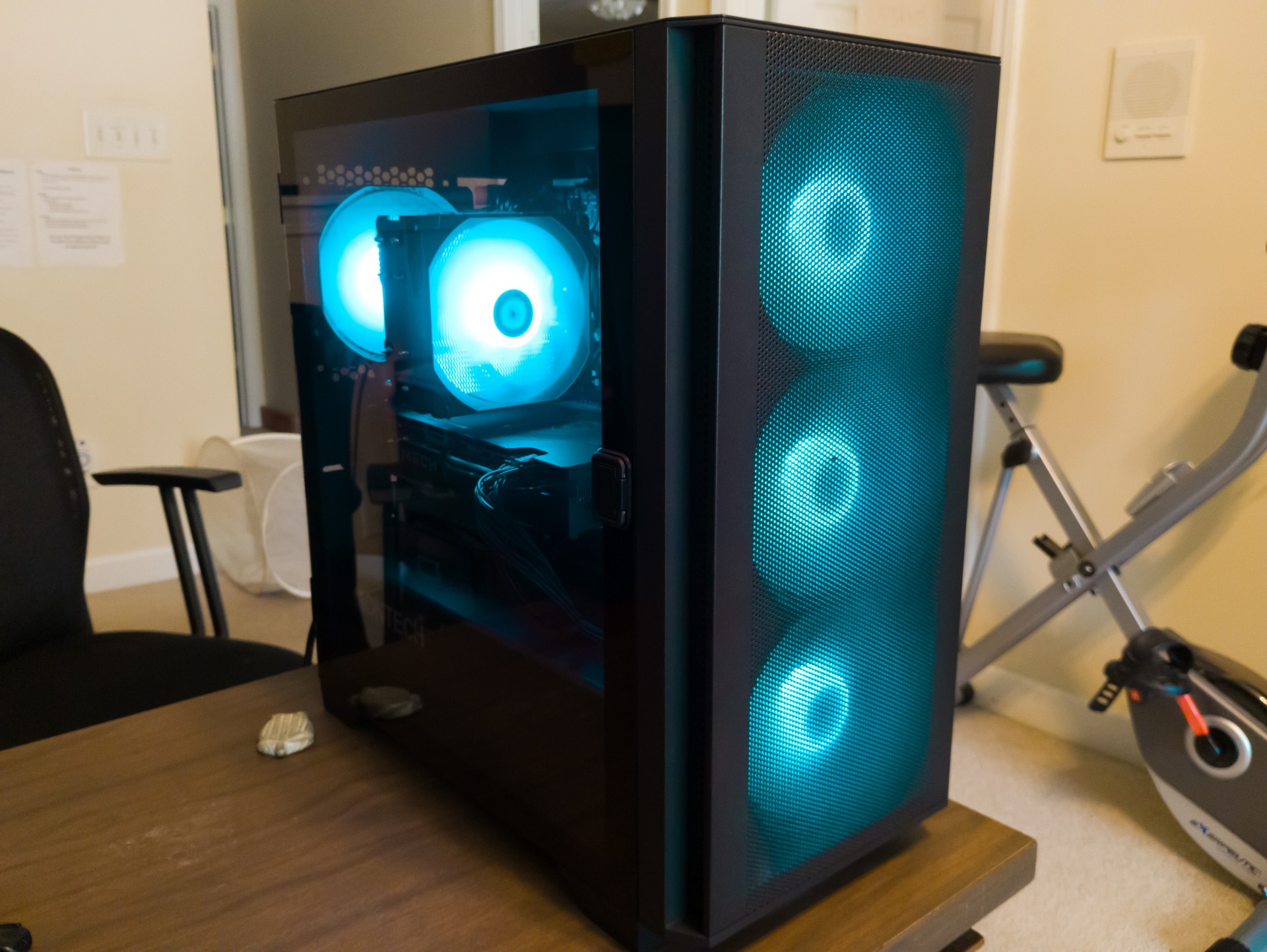 The assembled computer